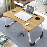 Masa pentru Laptop plianta din MDF  60x395 cm cu suport pahar si Telefon